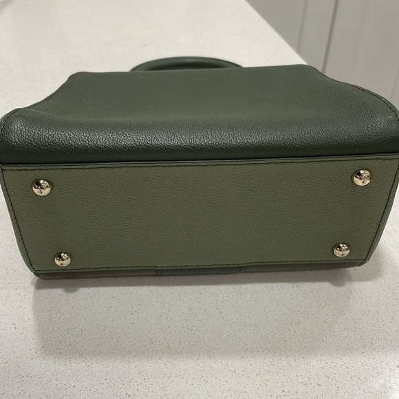 Delvaux Mini Brillant Green Tri Color Sellier Calfskin Leather Bag - Picture 8 of 16